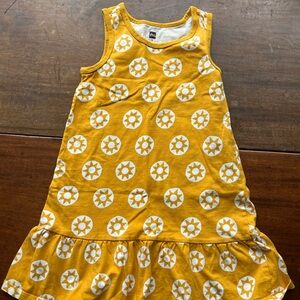 Tea Collection Yellow Sun Dot Tank Dress